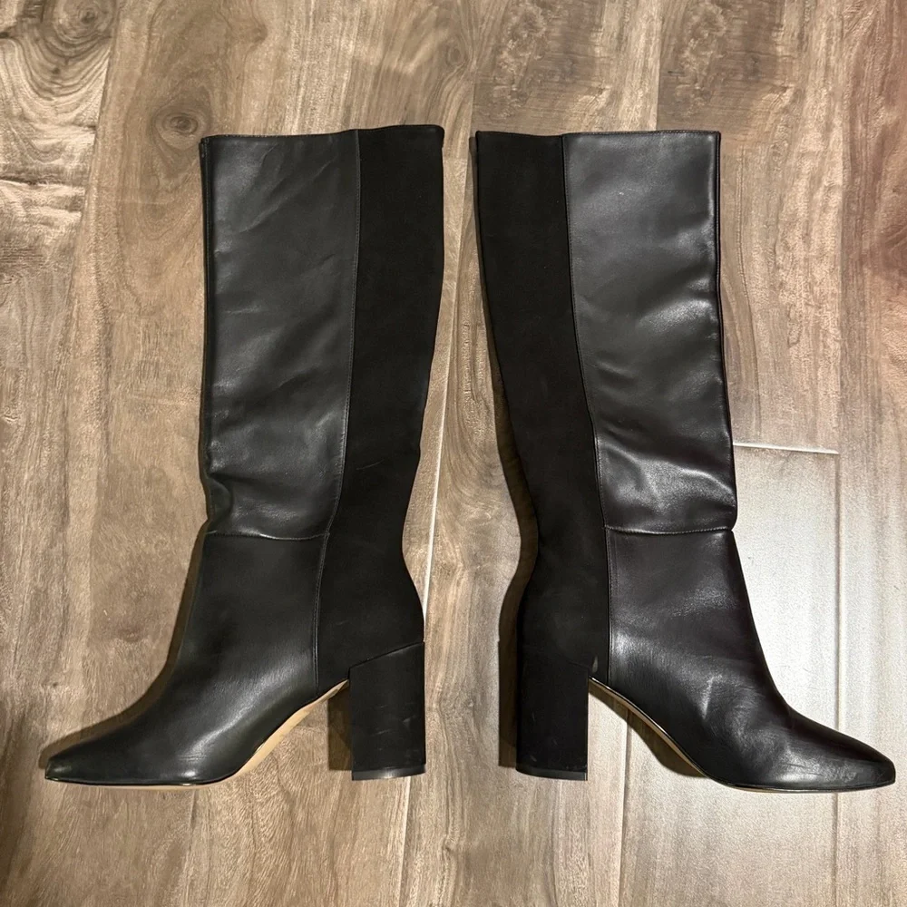 Sleek Black Over the Knee Boots